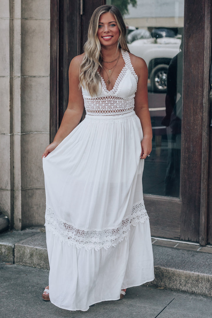 Southern Alternative Endless Love Lace Cutout Maxi Dress (Ivory) Dresses Southern Alternative Endless Love Lace Cutout Maxi Dress (Ivory) Dresses