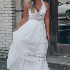 Southern Alternative Endless Love Lace Cutout Maxi Dress (Ivory) Dresses 2 Southern Alternative Endless Love Lace Cutout Maxi Dress (Ivory) Dresses