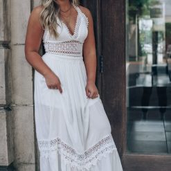 Southern Alternative Endless Love Lace Cutout Maxi Dress (Ivory) Dresses 6 Southern Alternative Endless Love Lace Cutout Maxi Dress (Ivory) Dresses