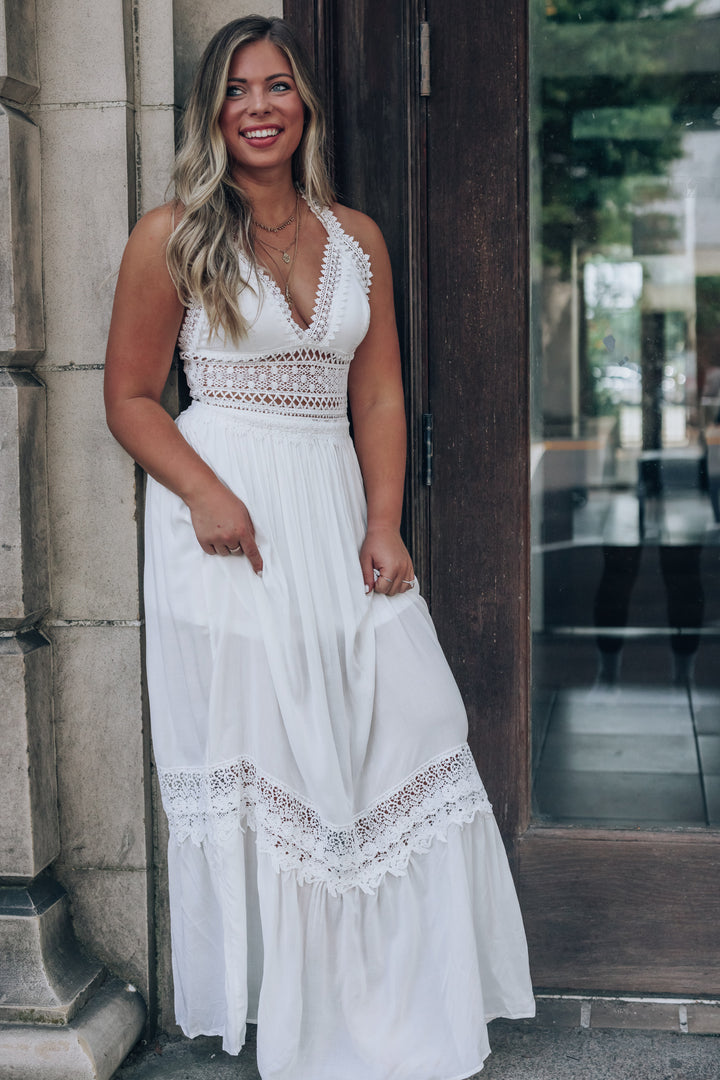 Southern Alternative Endless Love Lace Cutout Maxi Dress (Ivory) Dresses Southern Alternative Endless Love Lace Cutout Maxi Dress (Ivory) Dresses