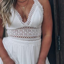Southern Alternative Endless Love Lace Cutout Maxi Dress (Ivory) Dresses 7 Southern Alternative Endless Love Lace Cutout Maxi Dress (Ivory) Dresses