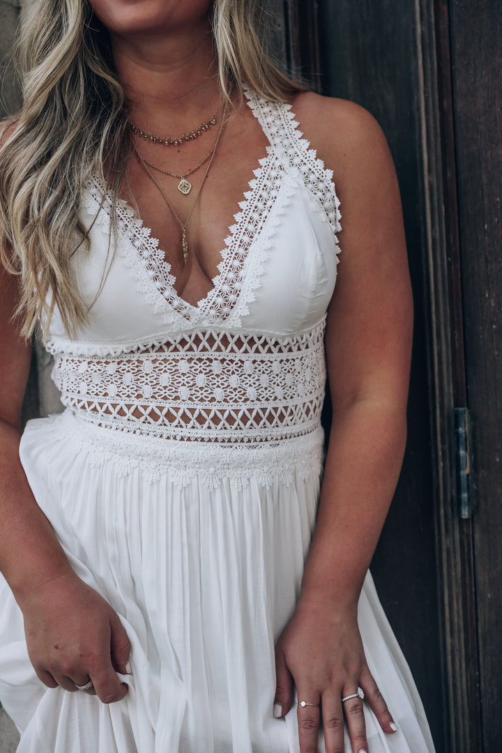 Southern Alternative Endless Love Lace Cutout Maxi Dress (Ivory) Dresses Southern Alternative Endless Love Lace Cutout Maxi Dress (Ivory) Dresses