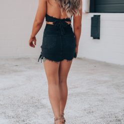 Southern Alternative Clothing Love Affair Denim Skirt