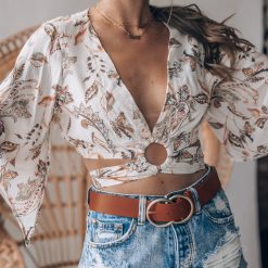 Southern Alternative Sweet Secrets Paisley Crop Top