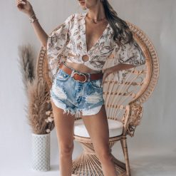 Southern Alternative Sweet Secrets Paisley Crop Top