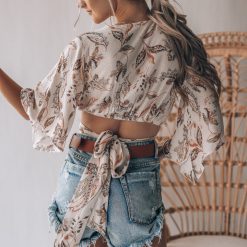 Southern Alternative Sweet Secrets Paisley Crop Top