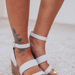 Southern Alternative Westwood Wedge Sandals (Stone) Clothing