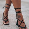 Southern Alternative Natalia Strappy Heel (Black)