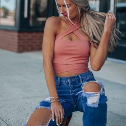 Southern Alternative Clothing 90's Babe Denim Joggers (Medium Wash) 2 Southern Alternative Clothing 90's Babe Denim Joggers (Medium Wash)