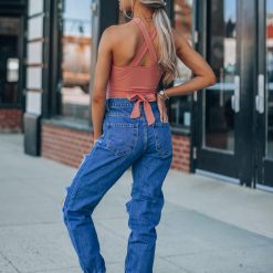 Southern Alternative Clothing 90's Babe Denim Joggers (Medium Wash) 3 Southern Alternative Clothing 90's Babe Denim Joggers (Medium Wash)