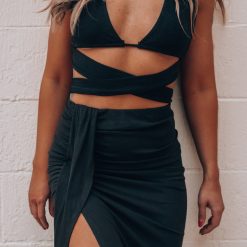 Southern Alternative Get It Right Halter Crop Top