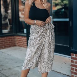 Southern Alternative Clothing Party Animal Leopard Midi Skirt