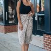 Southern Alternative Clothing Party Animal Leopard Midi Skirt