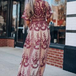 Southern Alternative You're My Golden Hour Lace Maxi Dress Dresses