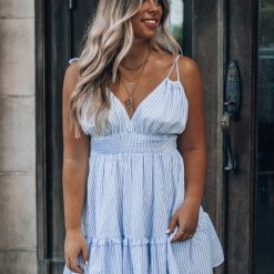 Southern Alternative Summertime Bliss Striped Mini Dress