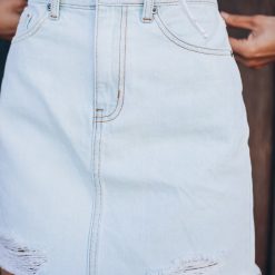 Southern Alternative Maddox Denim Mini Skirt 2 Southern Alternative Maddox Denim Mini Skirt