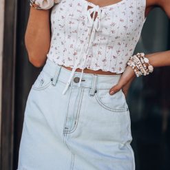 Southern Alternative Crop Tops Daniela Floral Crop Top