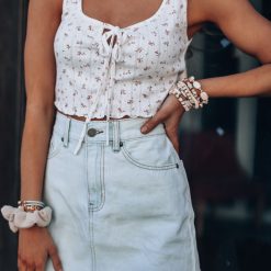 Southern Alternative Crop Tops Daniela Floral Crop Top