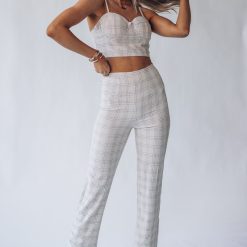 Southern Alternative Blouses + Tops Finn Plaid Crop Top