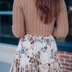 Southern Alternative Clothing Ophelia Long Sleeve Knit Sweater (Mocha)