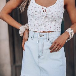 Southern Alternative Crop Tops Daniela Floral Crop Top