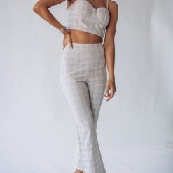 Southern Alternative Blouses + Tops Finn Plaid Crop Top