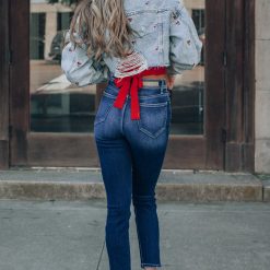 Southern Alternative Cherry Pie Denim Jacket Jackets