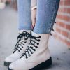 Southern Alternative West Combat Boots (White)