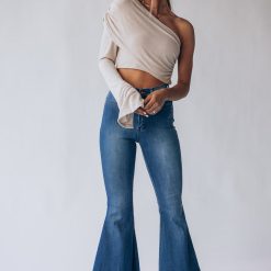 Southern Alternative Denim Retrograde Frayed Bell Bottoms