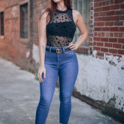 Southern Alternative Star Struck Mesh Bodysuit Clothing