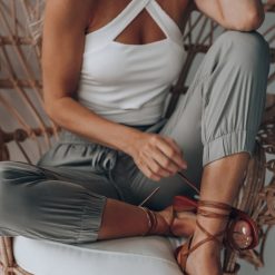 Southern Alternative Blouses + Tops Durham Cross Tank (Ivory)