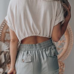 Southern Alternative Blouses + Tops Tilly Cross Hatch Crop Top 2 Southern Alternative Blouses + Tops Tilly Cross Hatch Crop Top