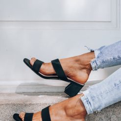 Southern Alternative Shoes Ariel Slip On Heels (Black)