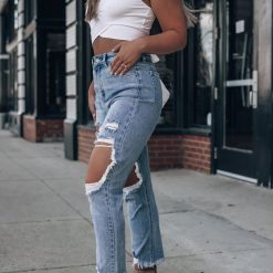 Southern Alternative Mid Day Crop Top (Ivory) Crop Tops