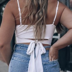 Southern Alternative Mid Day Crop Top (Ivory) Crop Tops