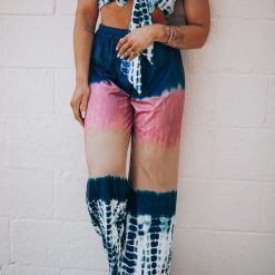 Southern Alternative Heat It Up Tie Dye Set (Navy) Clothing