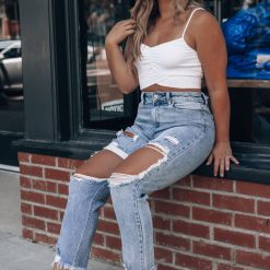 Southern Alternative Mid Day Crop Top (Ivory) Crop Tops