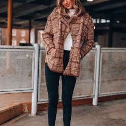 Southern Alternative Jackets Teddy Plaid Jacket