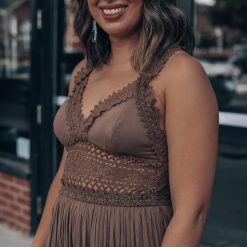 Southern Alternative Endless Love Lace Cutout Maxi Dress (Mocha) 10 Southern Alternative Endless Love Lace Cutout Maxi Dress (Mocha)