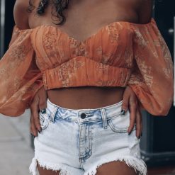 Southern Alternative Sunset Skies Crop Top