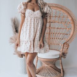 Southern Alternative Sweet Cheeks Polka Dot Mini Dress