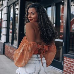 Southern Alternative Sunset Skies Crop Top