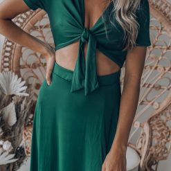 Southern Alternative Dresses Wanderer Maxi Dress (Forest)