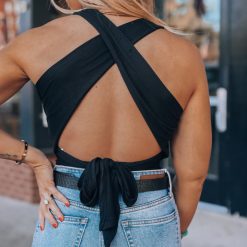 Southern Alternative Clothing Wild And Free Crop Top (Black)