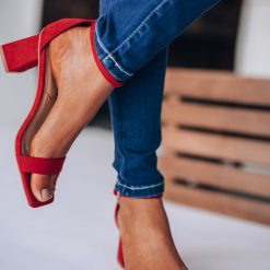 Southern Alternative Shoes Mandy Heels (Red)