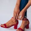 Southern Alternative Shoes Mandy Heels (Red)