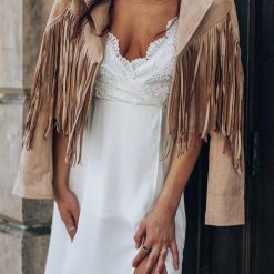 Southern Alternative Dresses Rome Lace Maxi Dress (White)