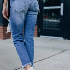 Southern Alternative Denim Karma Distressed Jeans (Dark Wash) 3 Southern Alternative Denim Karma Distressed Jeans (Dark Wash)