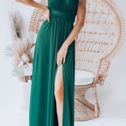 Southern Alternative Dresses Directions Multi Wrap Maxi Dress (Forest)