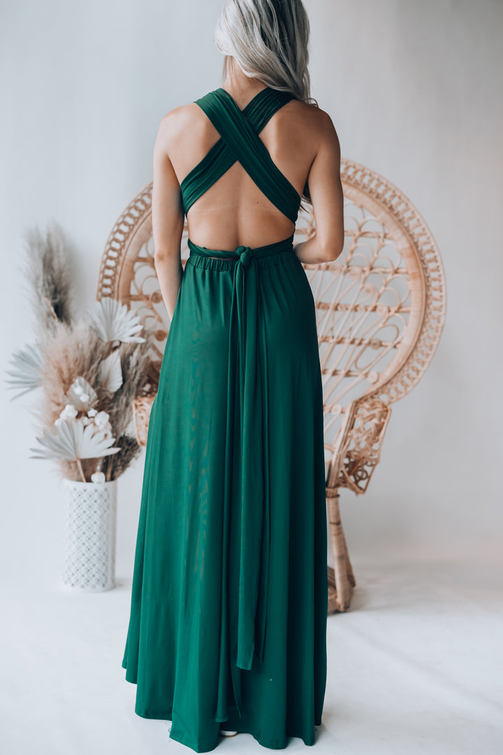 Southern Alternative Dresses Directions Multi Wrap Maxi Dress (Forest) Southern Alternative Dresses Directions Multi Wrap Maxi Dress (Forest)